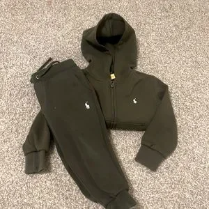 Polo by Ralph Lauren Matching Sets Olive Green Polo Sweatsuit